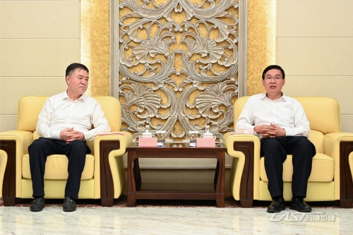 张玉卓会见中国煤炭地质总局党委书记赵平一行